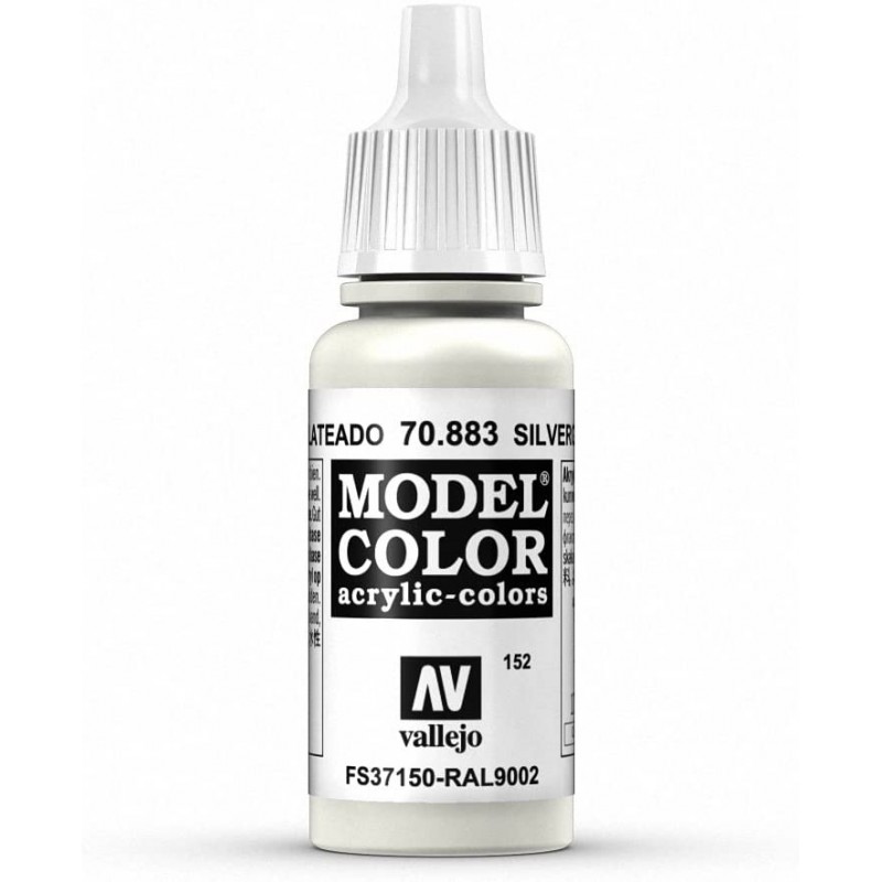 Prince August - Peinture acrylique - 883 - Gris argenté - 17 ml