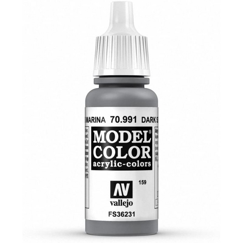 Vallejo Peinture acrylique pour modélisme 17 ml Gris marine