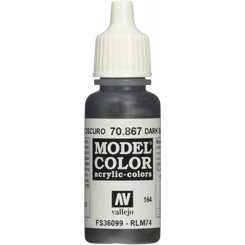 Vallejo Modèle Couleur 17 ml Arylic Peinture - Bleu foncé Gris