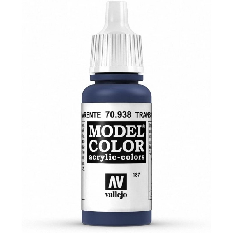 Prince August - Peinture acrylique - 938 - Bleu transparent - 17 ml