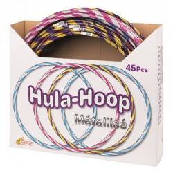 Kim Play - Cerceau Hula Hoop métallisé - Coloris aléatoire