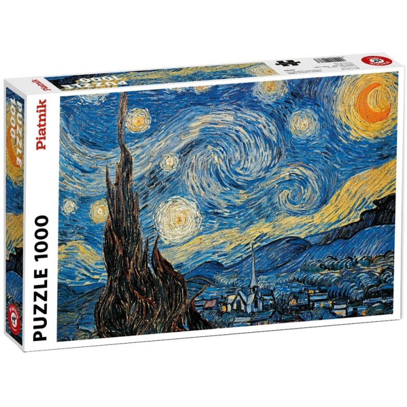 Piatnik - Puzzle - 1000 pièces - Nuit étoilée - Van Gogh