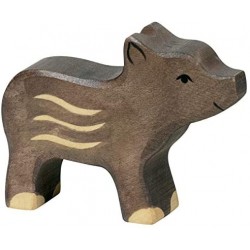 Holztiger - Figurine animal en bois - Marcassin