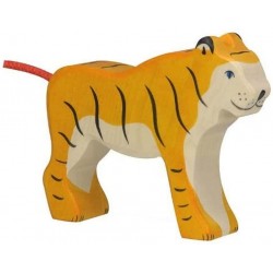 Holztiger - Figurine animal en bois - Tigre debout