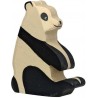 Holztiger - Figurine animal en bois - Panda assis