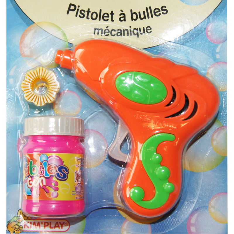 Kim Play - Pistolet mécanique à bulles de savon