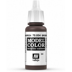 Prince August - Peinture acrylique - 854 - Patine marron - 17 ml