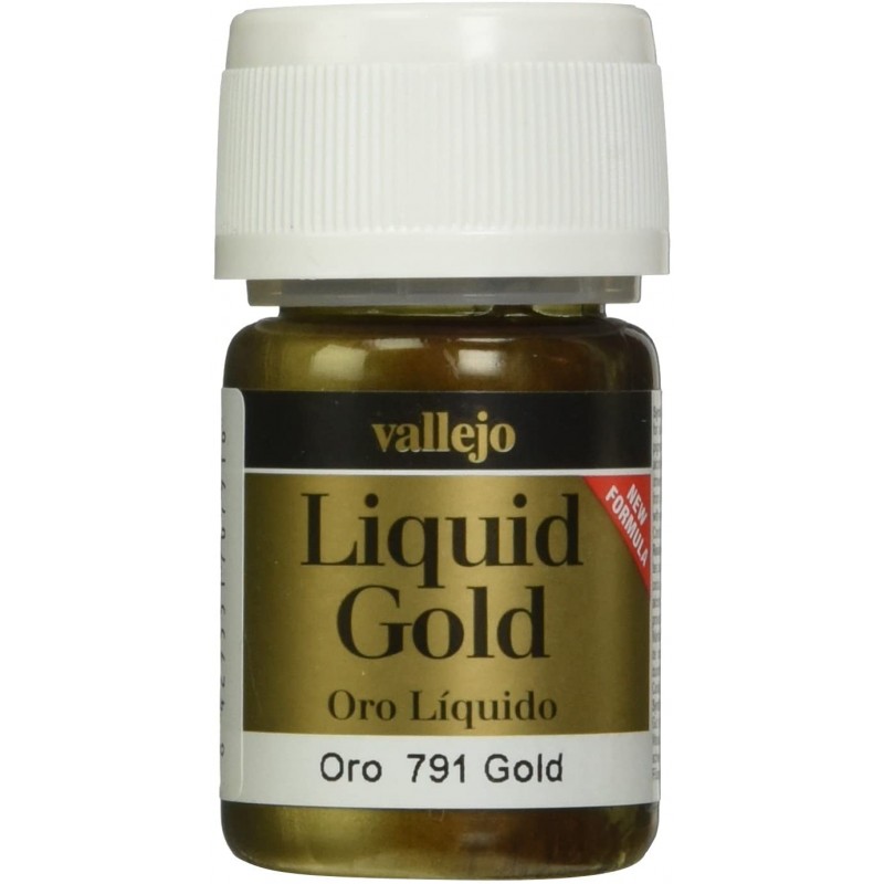 Prince August - Peinture - 70791 - Alcool - Or liquide - 35 ml