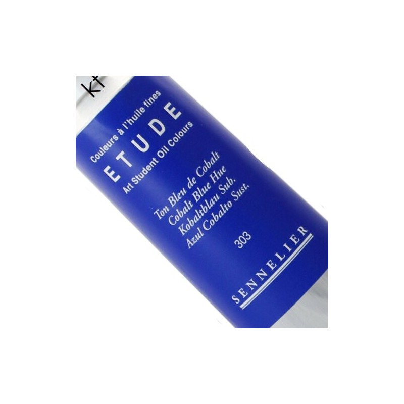 Sennelier - Huile étude - Ton bleu de cobalt - 34ml