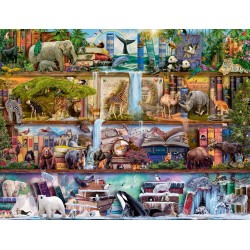 Ravensburger - Puzzle 2000 pièces - Magnifique monde animal - Aimee Stewart