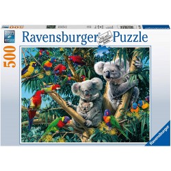 Ravensburger - Puzzle 500 pièces - Koalas dans l'arbre