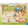 Ravensburger - Puzzle cadre 40 pièces - A la ferme