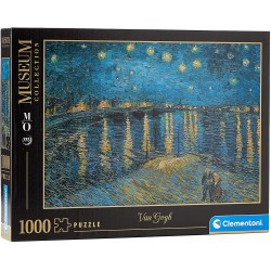Clementoni - Puzzle 1000 pièces - Nuit étoilée sur le Rhône