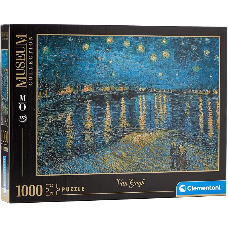 Clementoni - Puzzle 1000 pièces - Nuit étoilée sur le Rhône