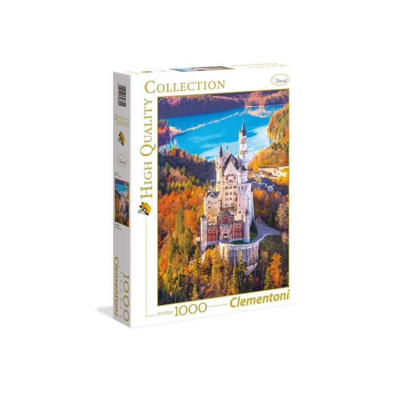 Clementoni - Puzzle 1000 pièces - Le château Neuschwanstein