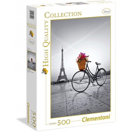 Clementoni - Puzzle 500 pièces - Promenade romantique à Paris