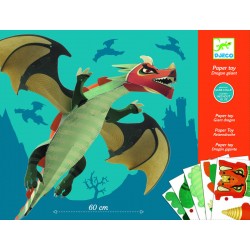 Djeco - DJ09677 - Paper Toy - Dragon géant