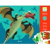 Djeco - DJ09677 - Paper Toy - Dragon géant