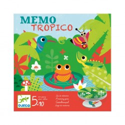 Djeco - DJ08444 - Jeux - Memo tropico
