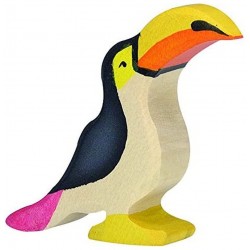 Holztiger - Figurine animal en bois - Toucan