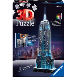 Ravensburger - Puzzle 3D Empire State Building illuminé