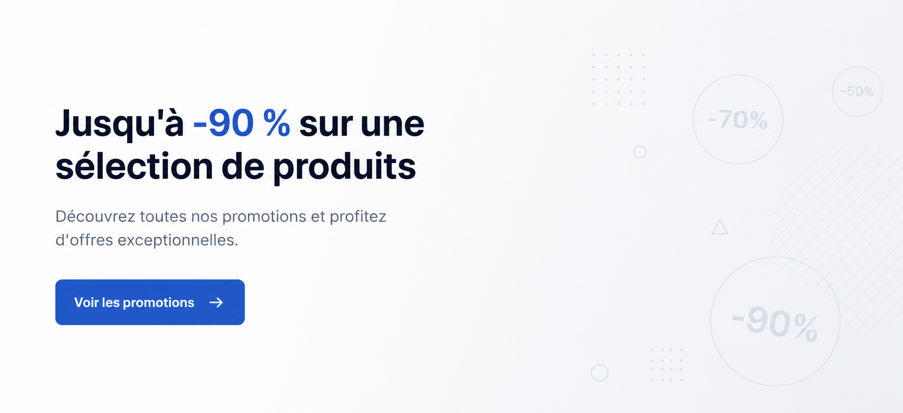 Tous nos produits en promotions